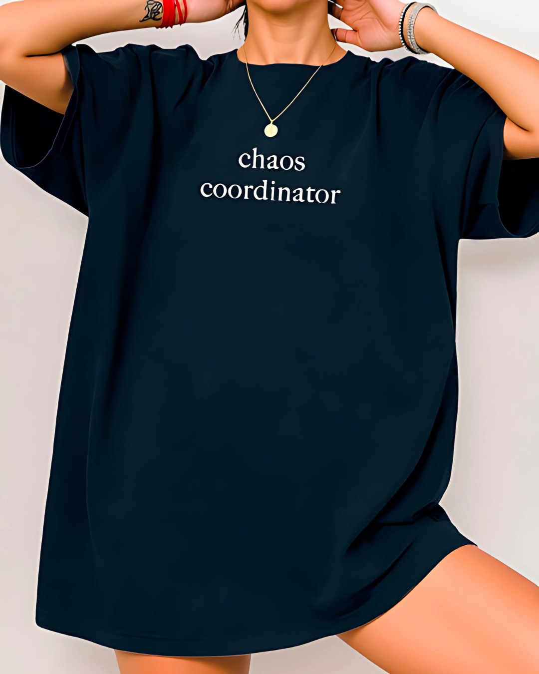 Chaos Coordinator – Gray Loose Fit Women’s Casual Tee