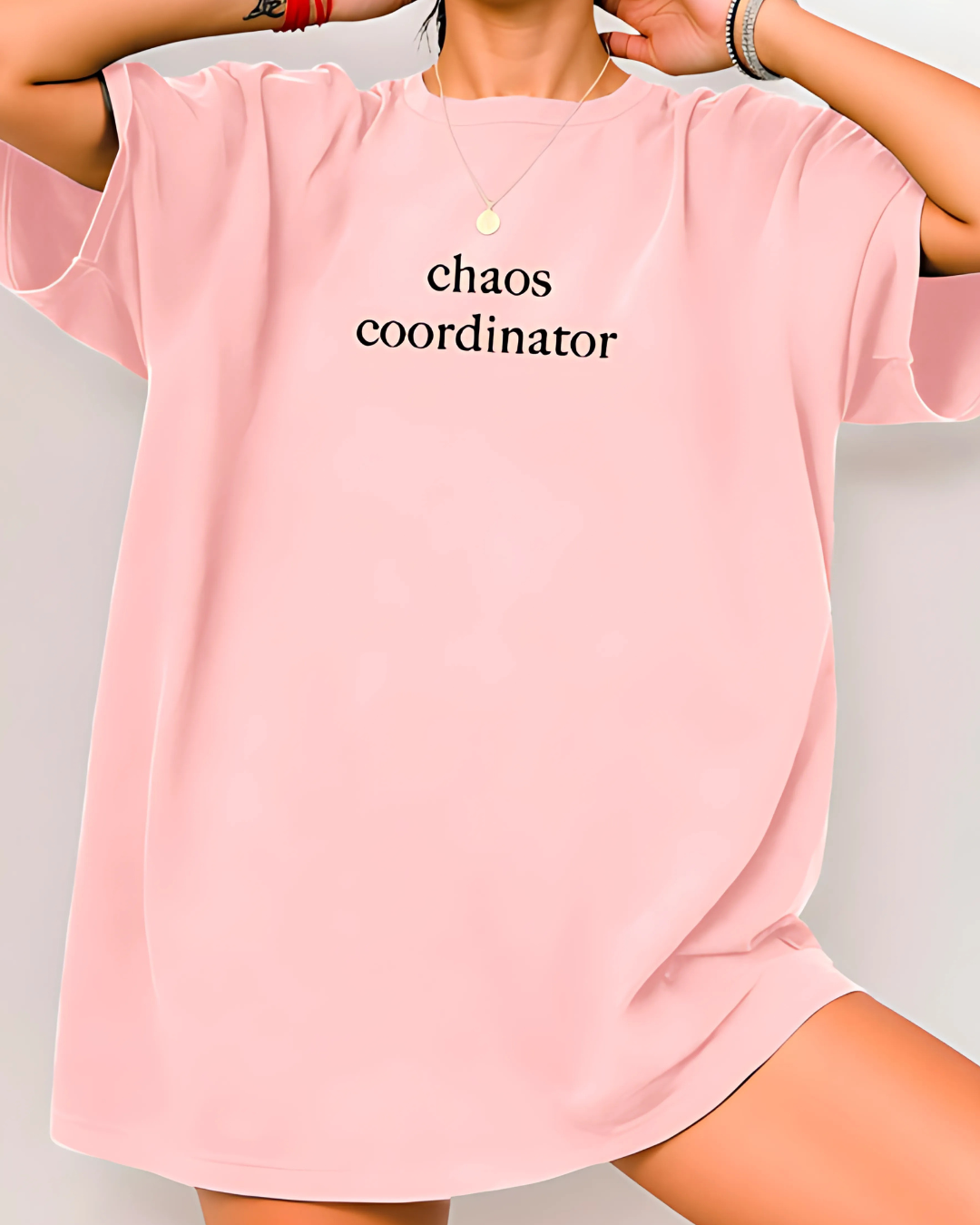 Chaos Coordinator – Gray Loose Fit Women’s Casual Tee