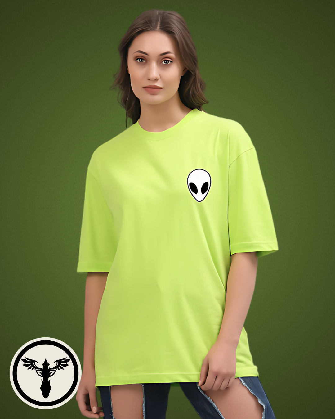 Alien Vibe Oversized Tee