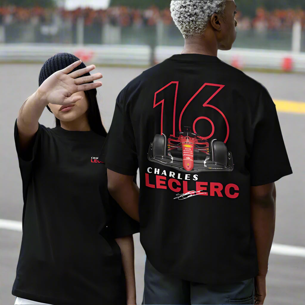 Charles Leclerc Scuderia Ferrari F1 T-Shirt – Unisex Racing Merch Inspired by LEC16