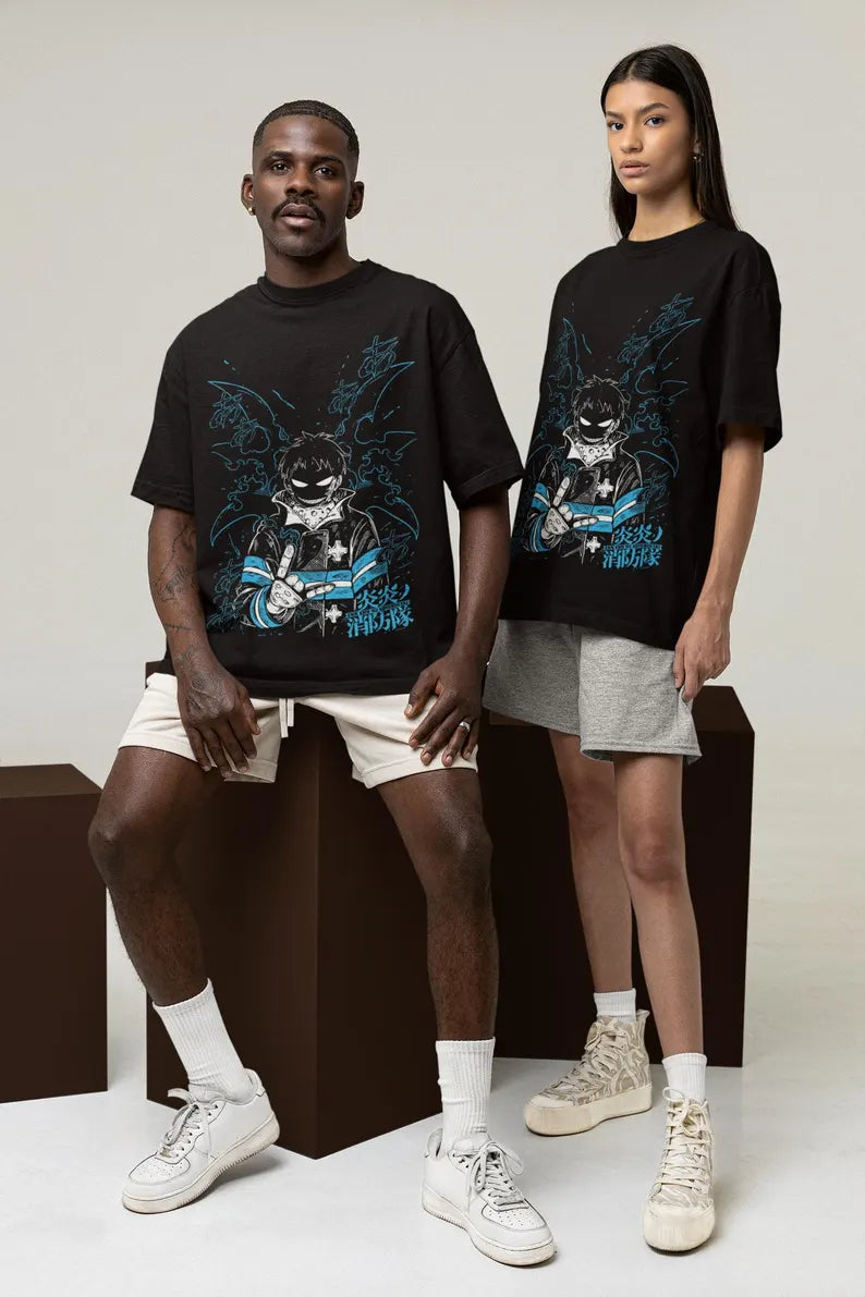 Anime Vintage Unisex Drop Shoulder T-Shirt – Manga & Japanese Anime Graphic Tee