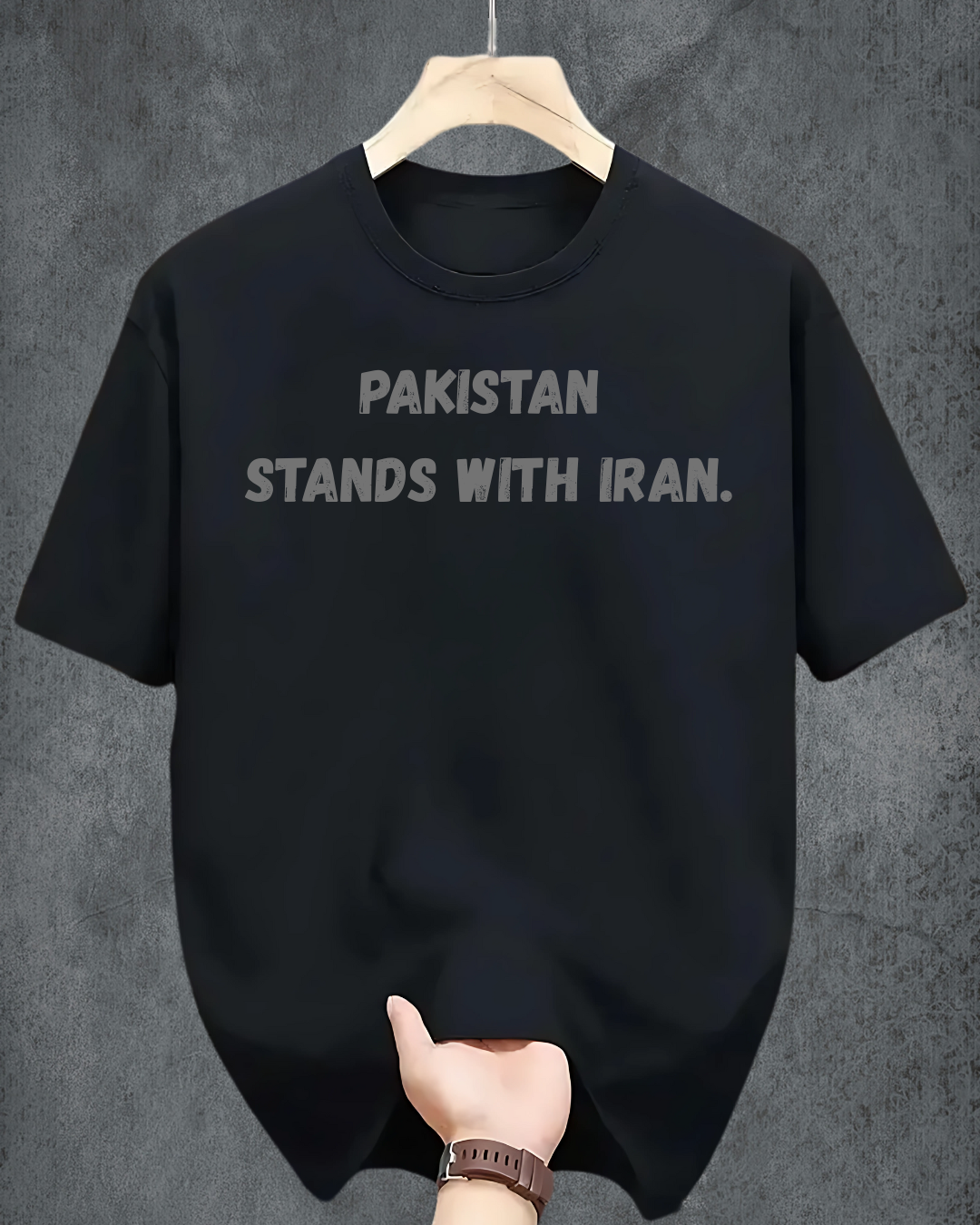 Unisex "Pakistan Stands With Iran" Statement T-Shirt