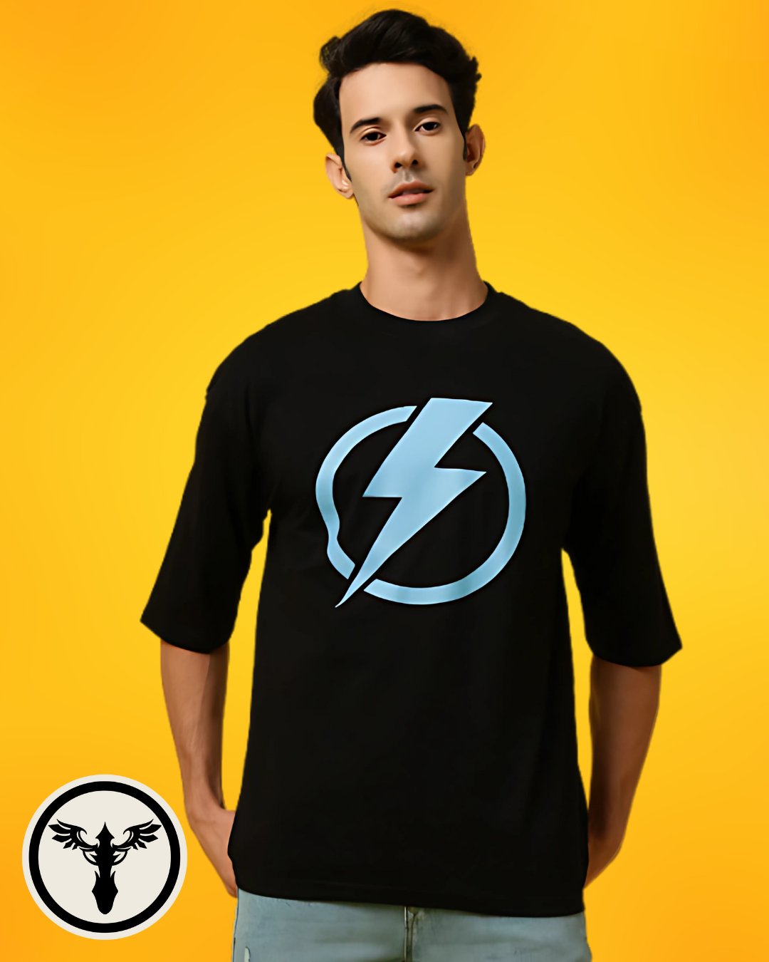 Voltage Oversized Drop Shoulder Tee