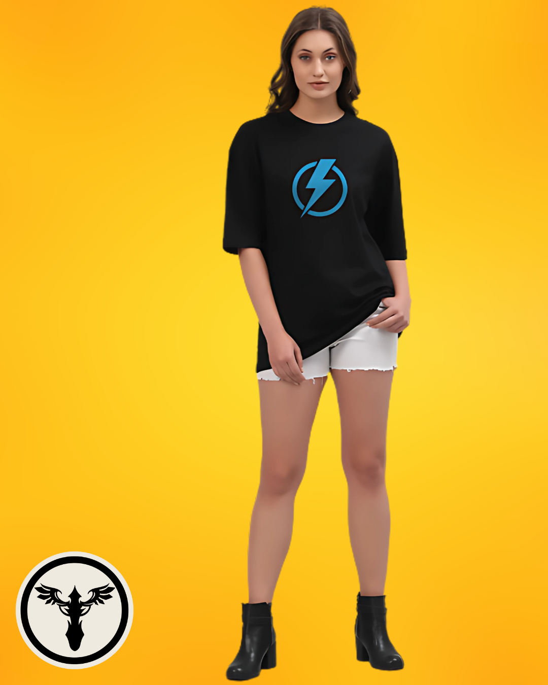 Voltage Oversized Drop Shoulder Tee