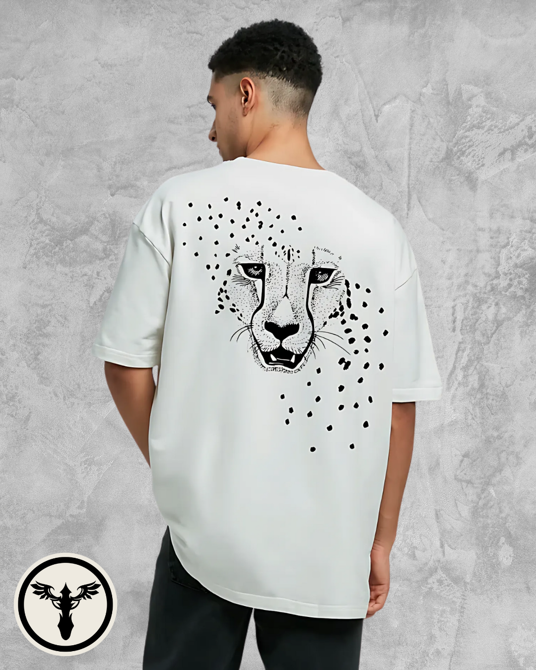 Cheetah Vibe Graphic Tee – White Edition
