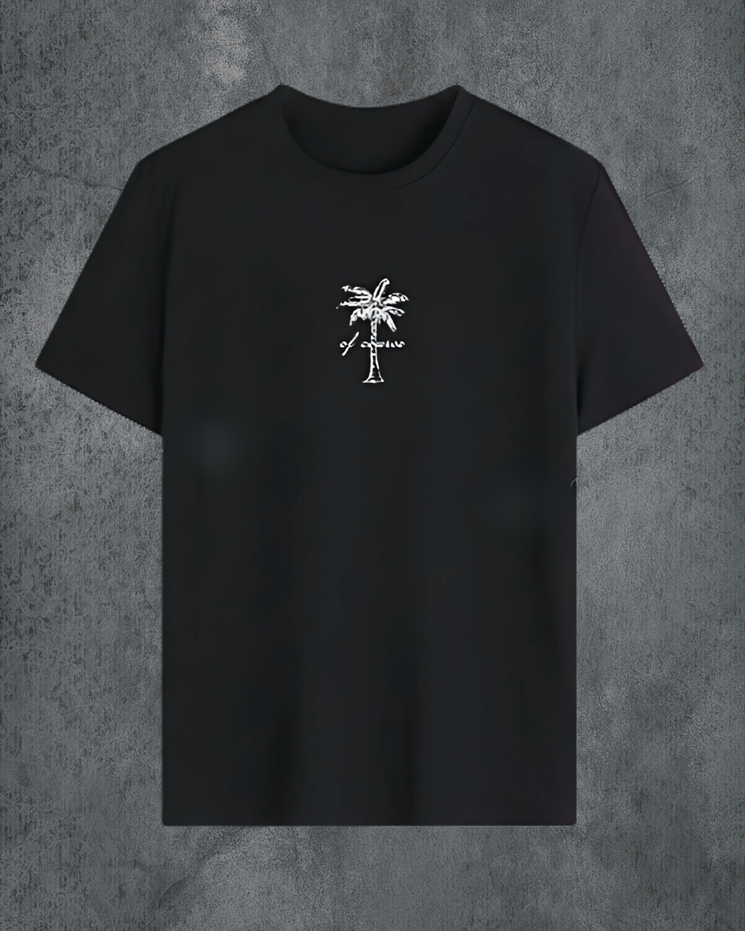Minimalist Coconut Tree Print Women’s Summer Tee – Casual Vacation Vibes