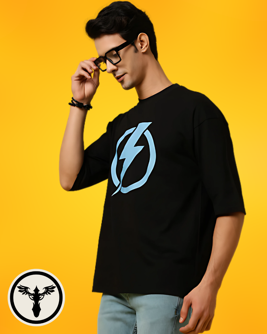 Voltage Oversized Drop Shoulder Tee