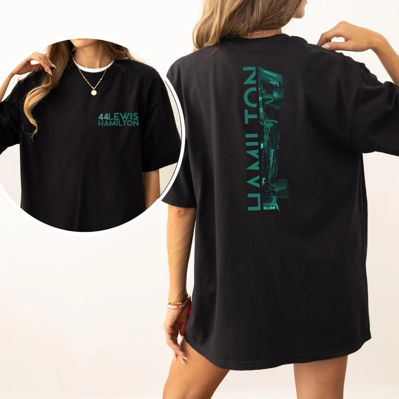 Women’s Lewis Hamilton T-Shirt – F1 Merch | Mercedes AMG Petronas #44 Tee